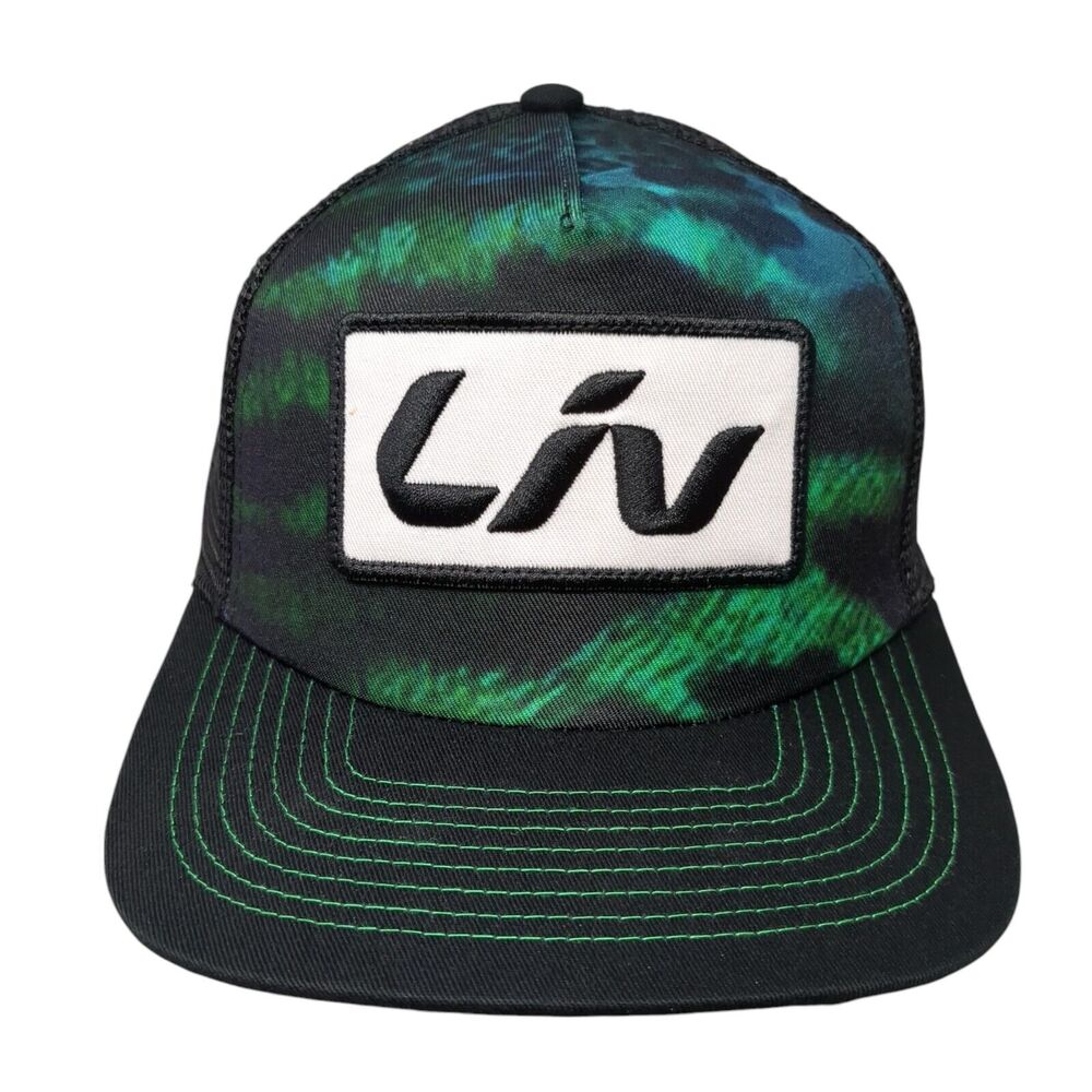 Liv Snapback Trucker Hat Multicolor OS Adjustable Mesh Back Embroidered 6 Panel